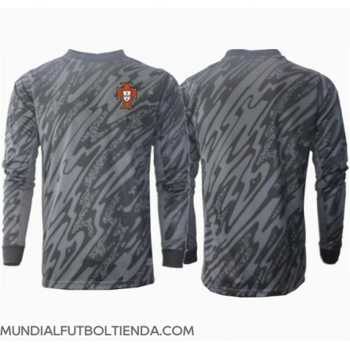 Camiseta Portugal Portero Segunda Equipación Replica Eurocopa 2024 mangas largas